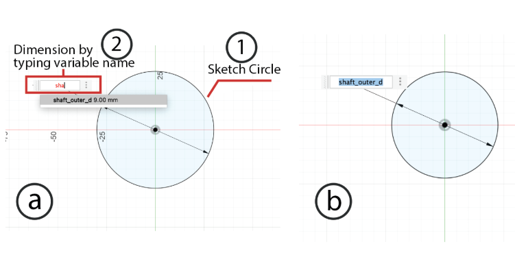 Sketch Keychain Shaft